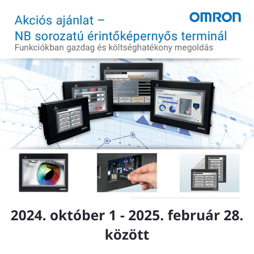 OMRON - NB sorozatú érintőképernyős terminál